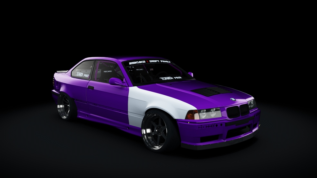 Eskuko Missile E36 coupe, skin Purple&White