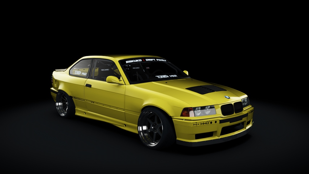 Eskuko Missile E36 coupe, skin Yellow