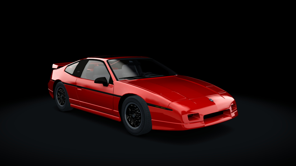 Pontiac Fiero GT 1988, skin bright_red