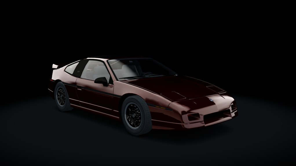 Pontiac Fiero GT 1988, skin medium_red