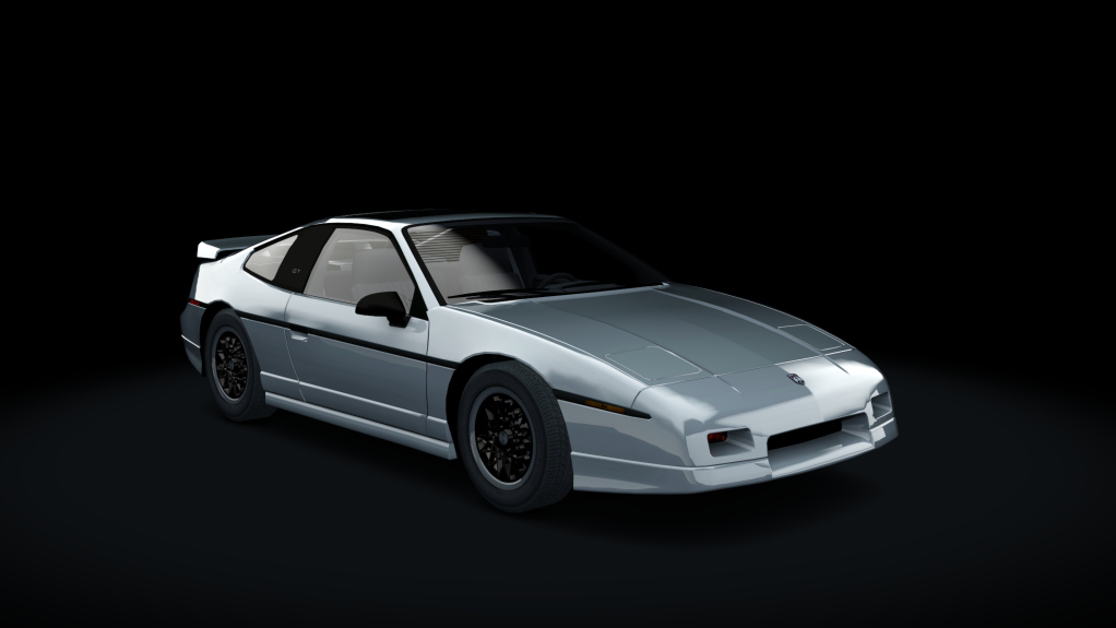 Pontiac Fiero GT 1988, skin silver