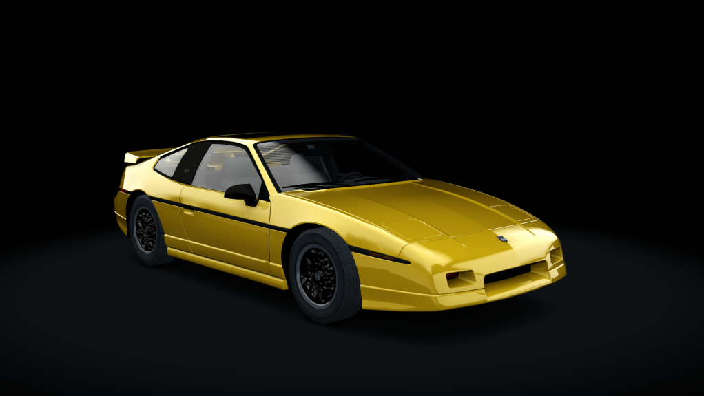 Pontiac Fiero GT 1988, skin talbot_yellow