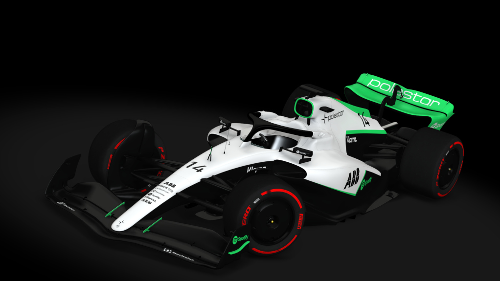 F1 2022 Concept, skin polestar 14