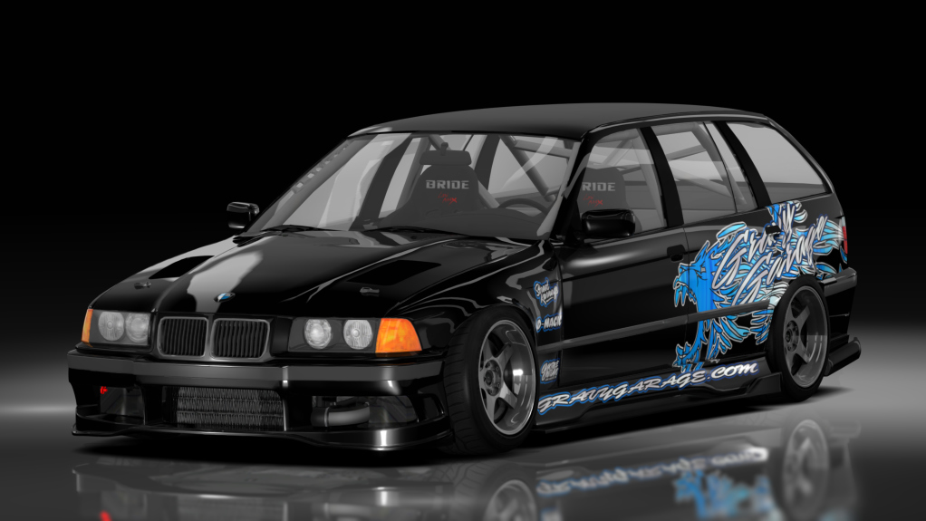 GravyGarage Street E36 Touring Voilent Angle, skin wurr black