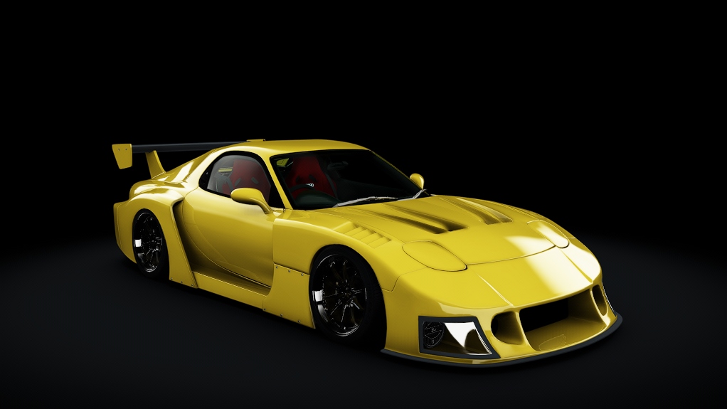 Mazda RX7 LB Silhouette, skin I_a_competition_yellow