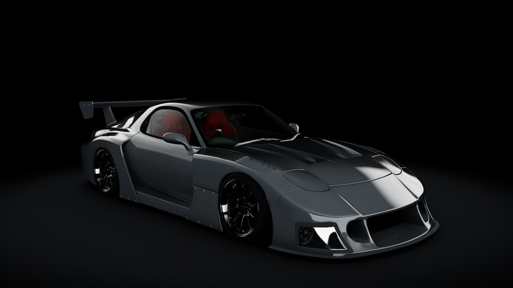 Mazda RX7 LB Silhouette, skin I_b_titanium_grey