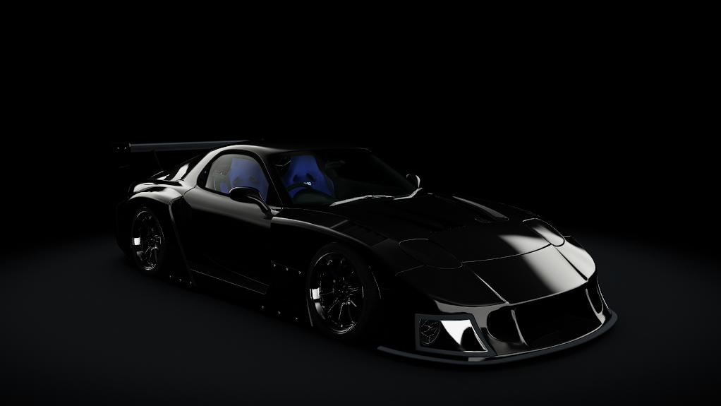 Mazda RX7 LB Silhouette, skin I_brilliant_black alt