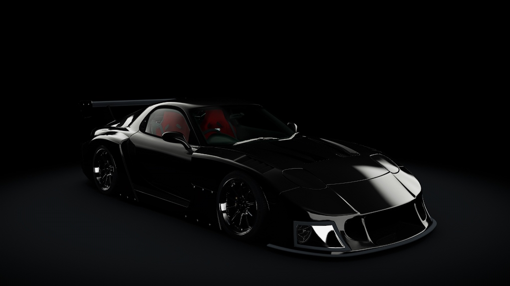 Mazda RX7 LB Silhouette, skin I_brilliant_black