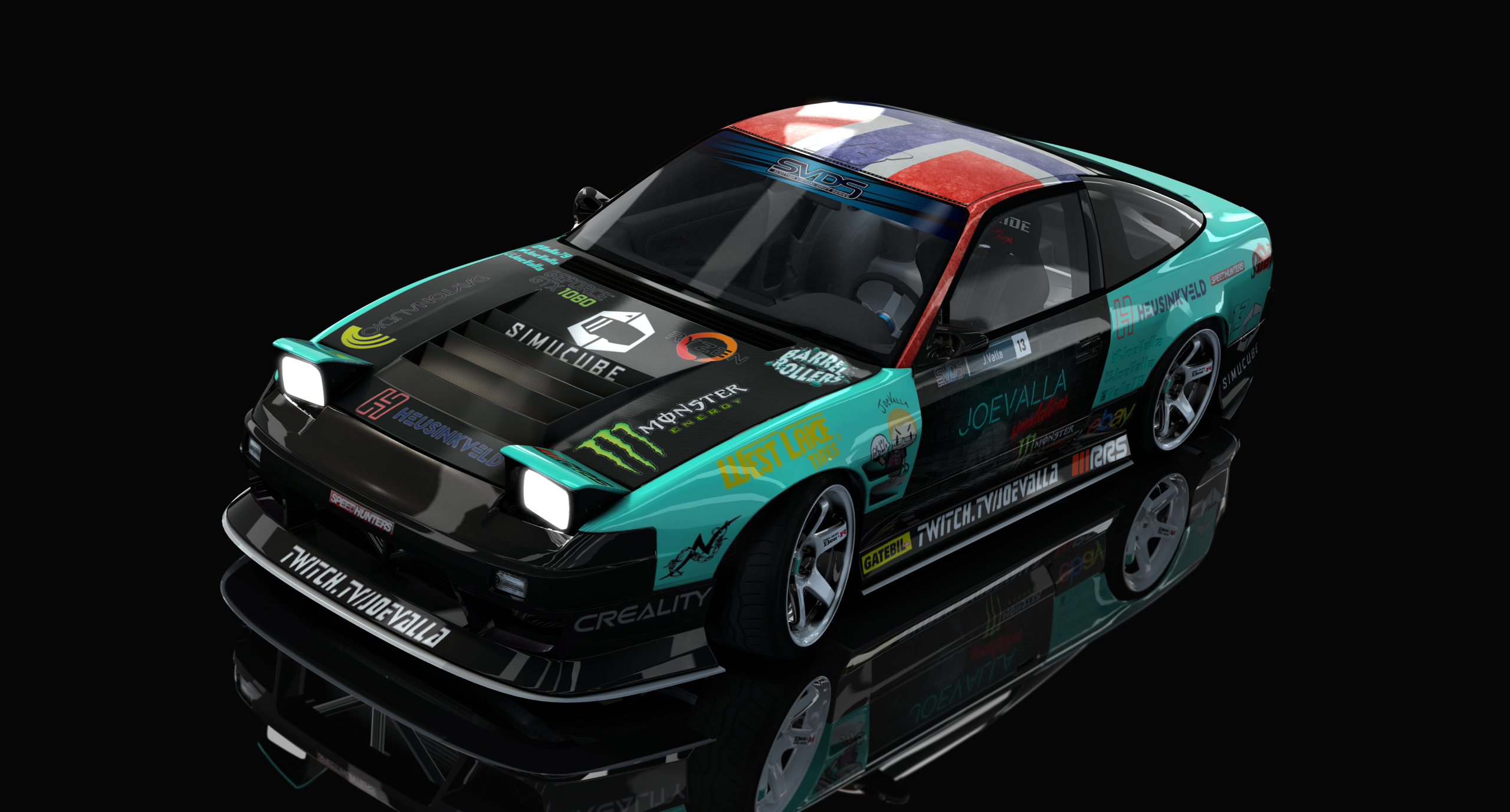 SVDS Nissan 240sx Joe Valla, skin JoeBlue