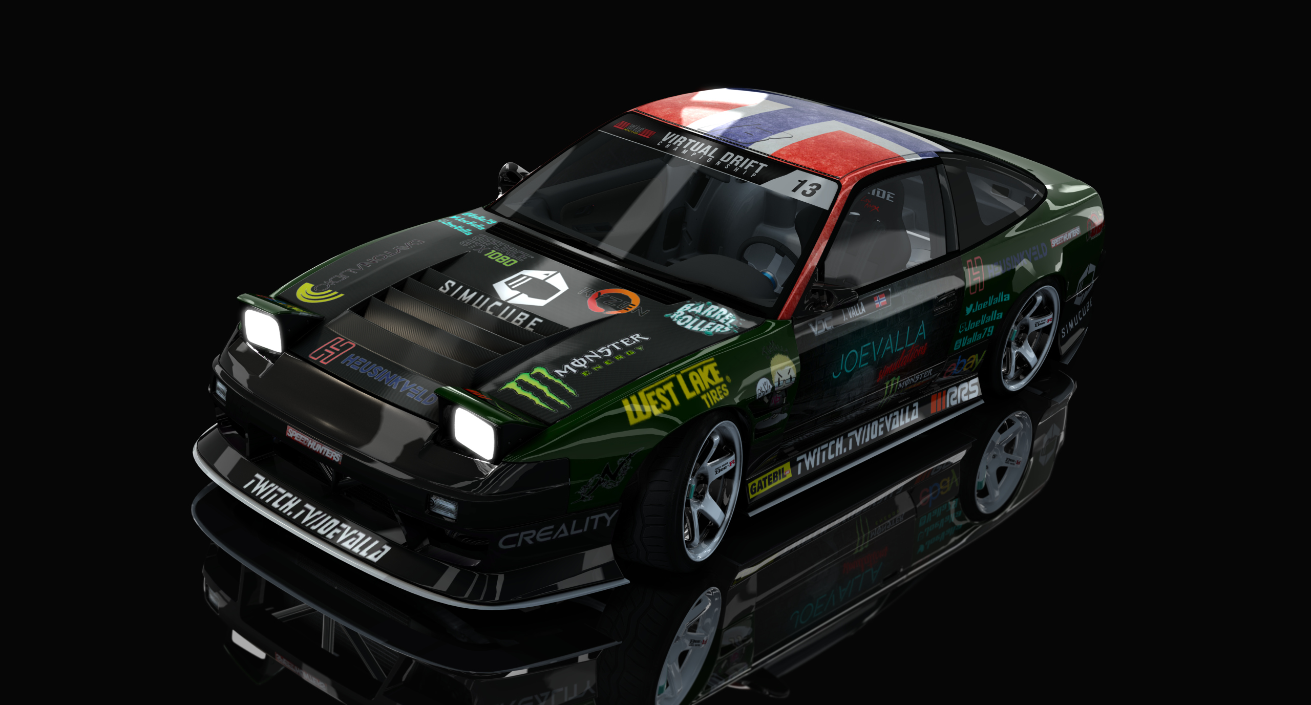 SVDS Nissan 240sx Joe Valla, skin JoeGreen