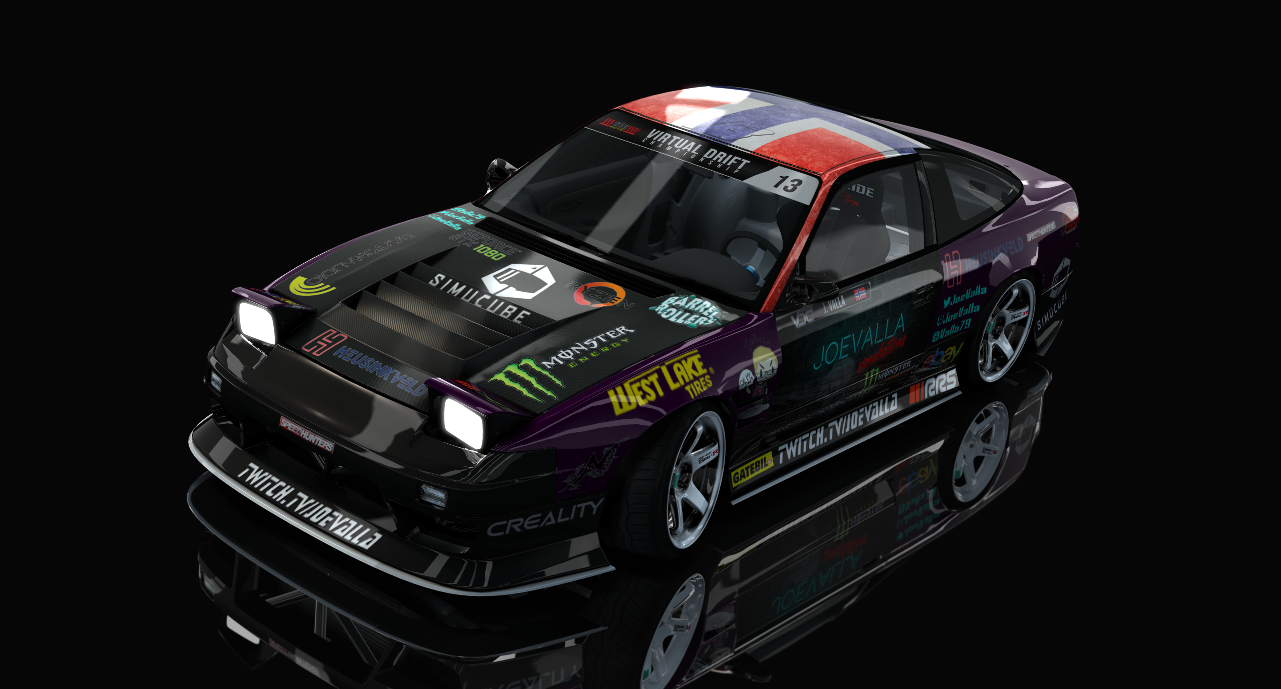 SVDS Nissan 240sx Joe Valla, skin JoePurple