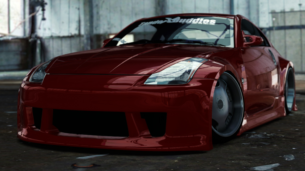 Tando Buddies 350z Vertex, skin deep red