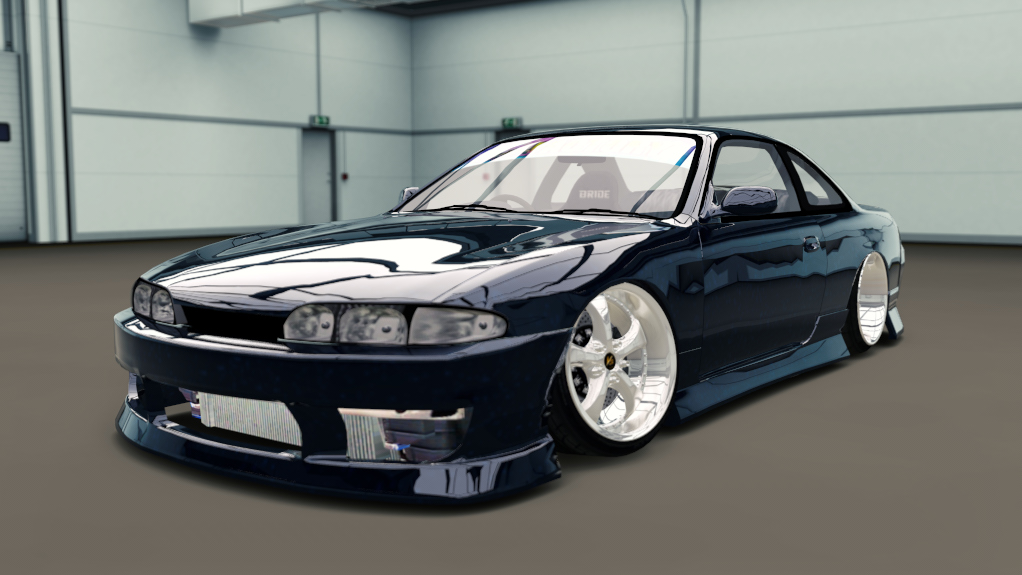 Tando Buddies S14 Zenki Stock Hood, skin Blue_and_white