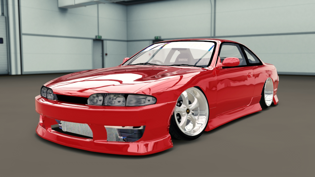 Tando Buddies S14 Zenki Stock Hood, skin Red_and_white