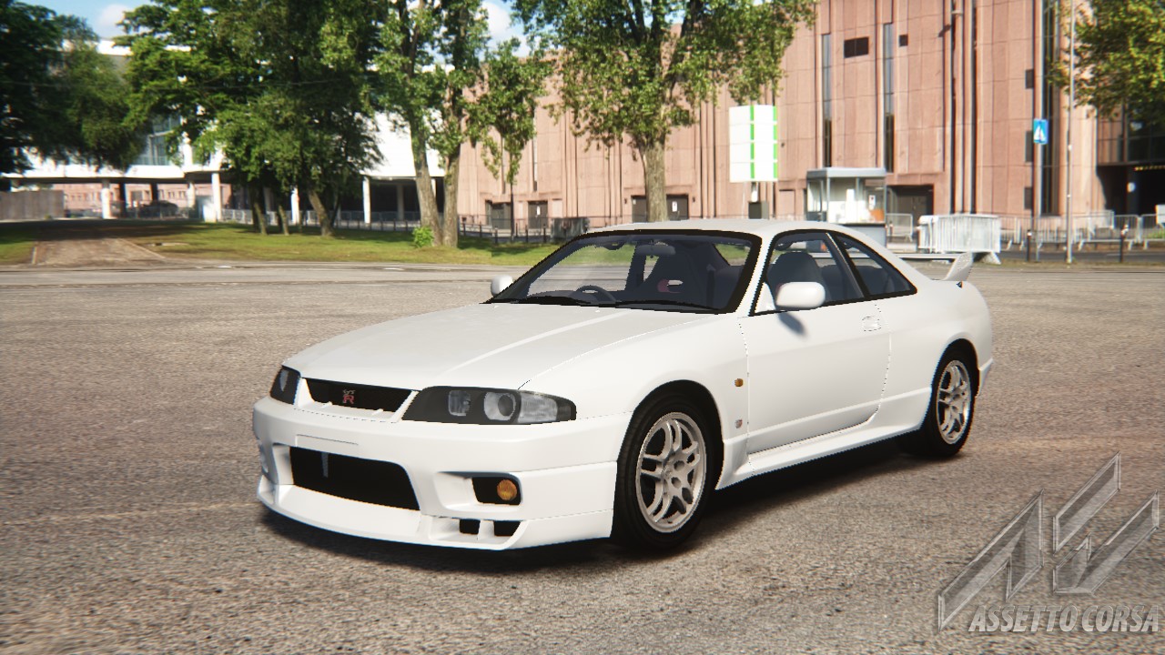 Nissan Skyline R33 GT-R, skin White