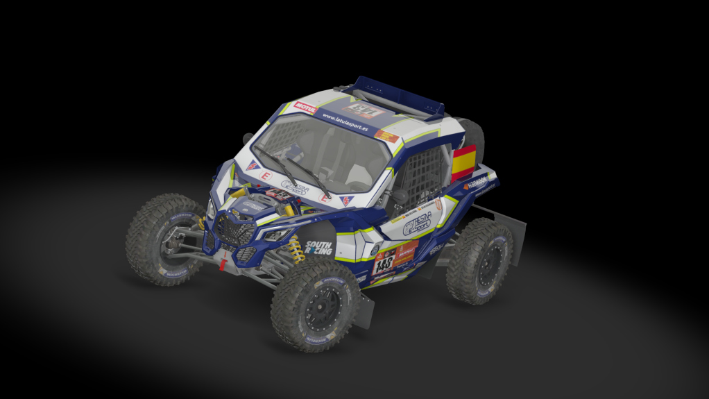 CT3pro Can-am Maverick XRS, skin DKR24_143_Unai_Luis_Vidal