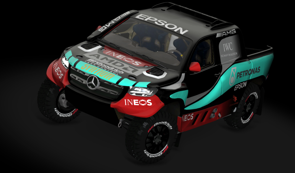 CT4 Mercedes XCLASS, skin mercedes motorsport