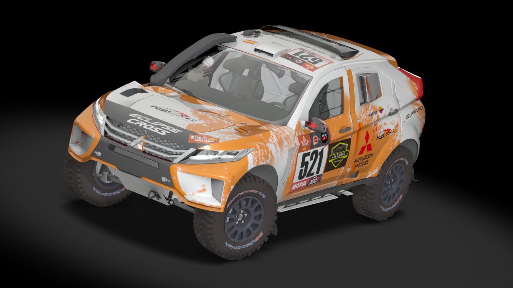 CT4 Mitsubishi Eclipse proto, skin DKR24_521_Tomas_Ramirez