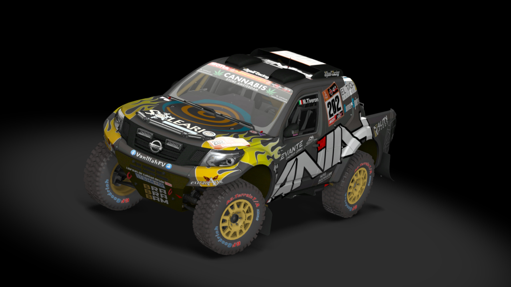 CT4 Nissan navara NP300, skin DKR24_202_Maurizio_Tiveron