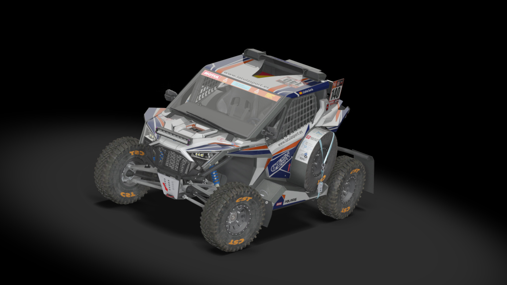 CT3pro Polaris RZR XP PRO 22, skin DKR24_140_Juan_Carlos_Garcia