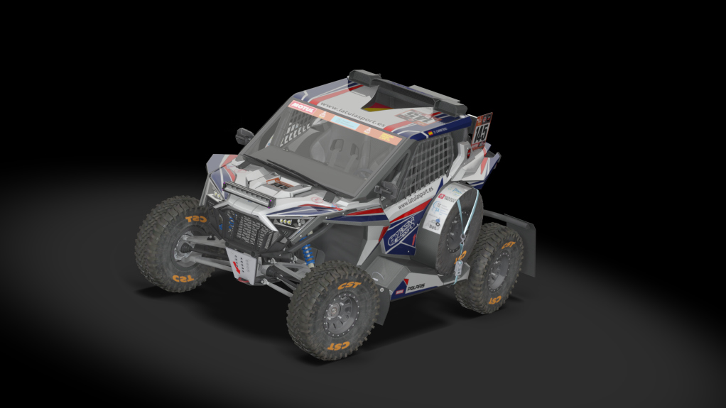 CT3pro Polaris RZR XP PRO 22, skin DKR24_145_Daniel_Carretero