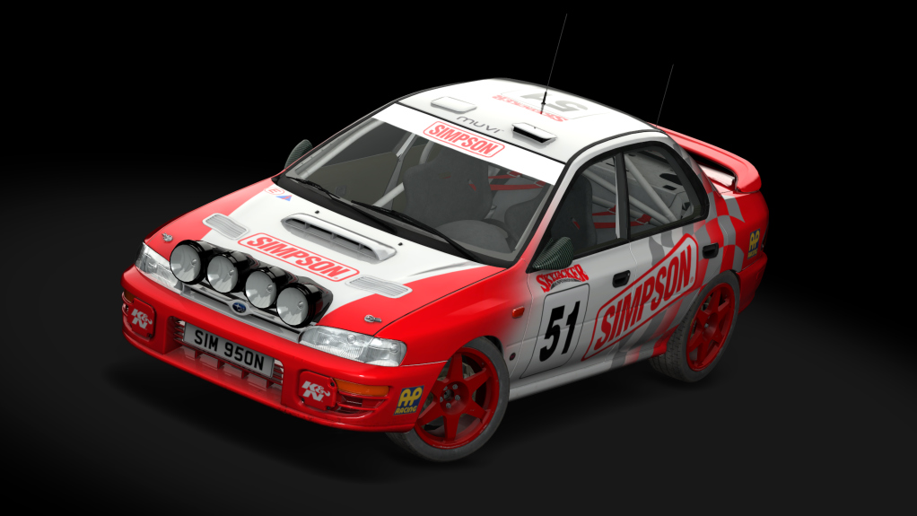 Gr A8 Subaru Impreza 555 TARMAC, skin 07