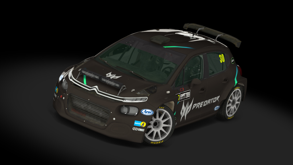 Rally 2 Citroen C3 TARMAC, skin 01