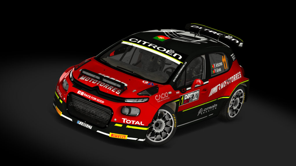 Rally 2 Citroen C3 TARMAC, skin 02