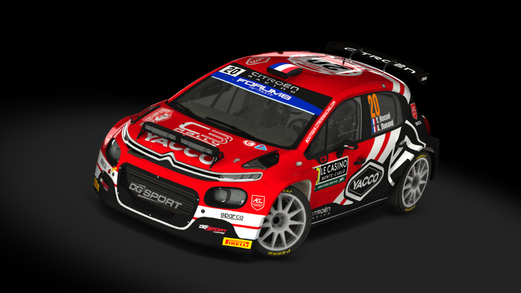 Rally 2 Citroen C3 TARMAC, skin 03