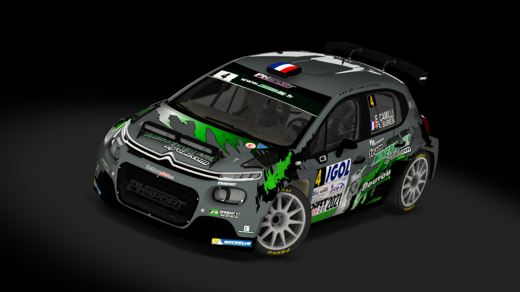 Rally 2 Citroen C3 TARMAC, skin 10