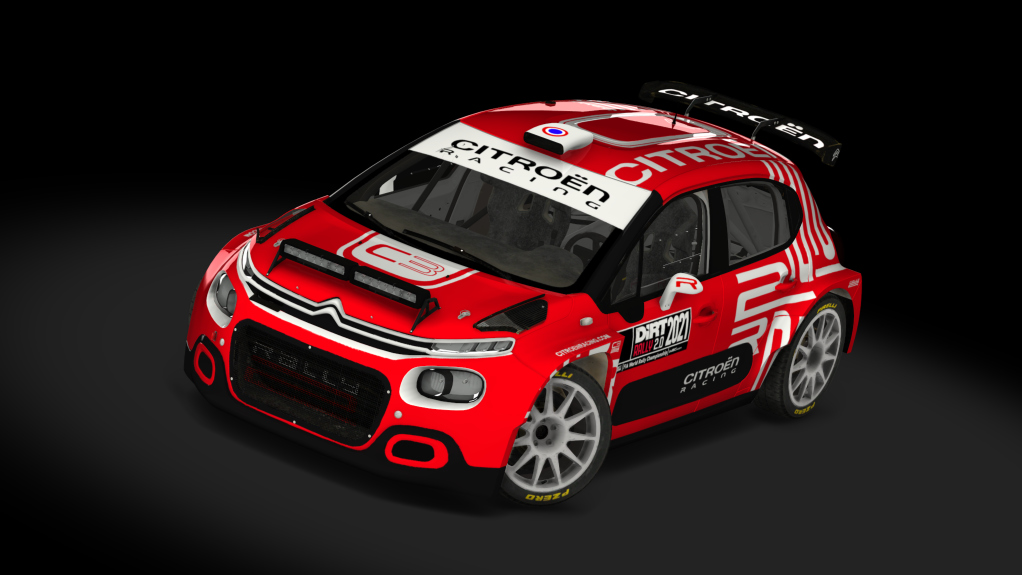 Rally 2 Citroen C3 TARMAC, skin 12