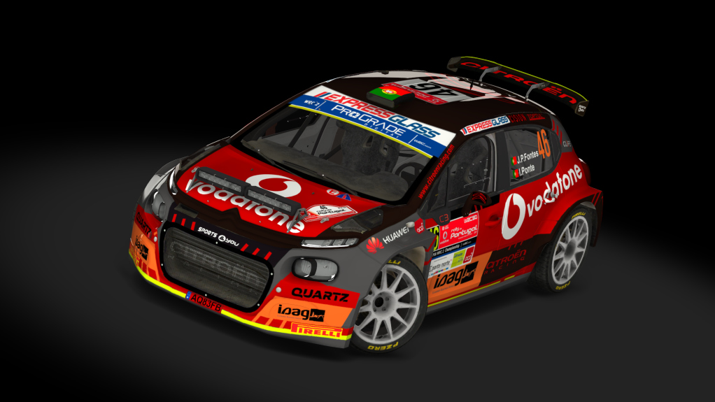 Rally 2 Citroen C3 TARMAC, skin 13