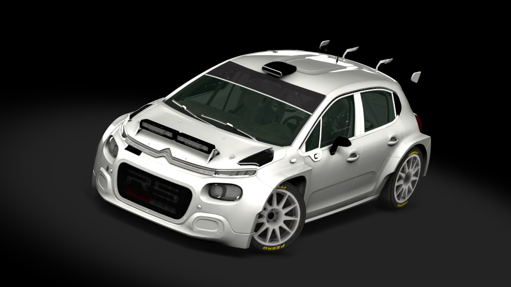 Rally 2 Citroen C3 TARMAC, skin Test