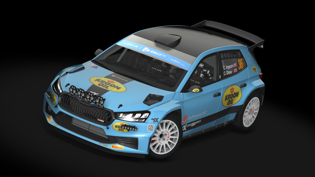 Rally 2 Skoda Fabia RS TARMAC, skin 03