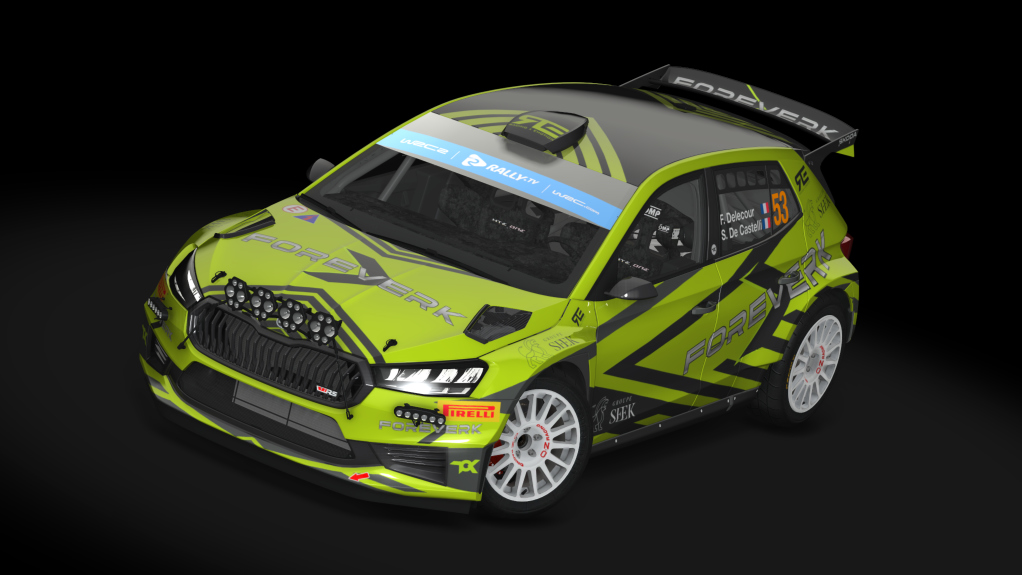 Rally 2 Skoda Fabia RS TARMAC, skin 06