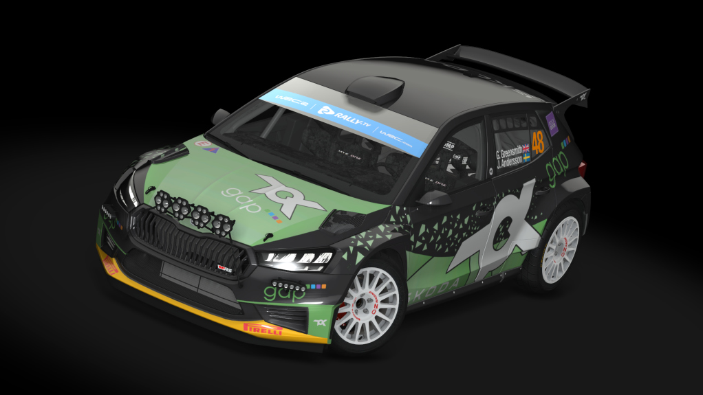 Rally 2 Skoda Fabia RS TARMAC, skin 10