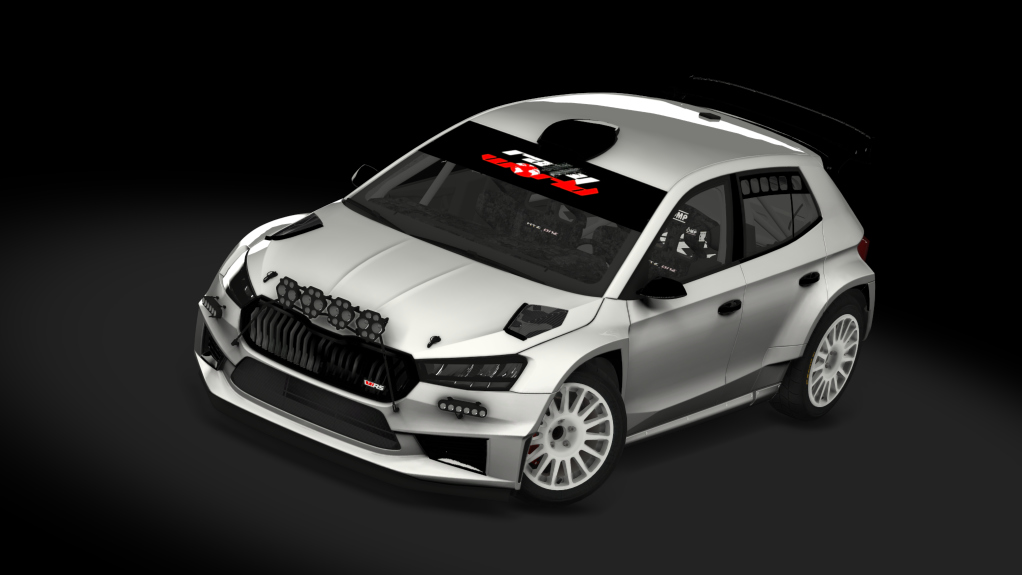 Rally 2 Skoda Fabia RS TARMAC, skin Test