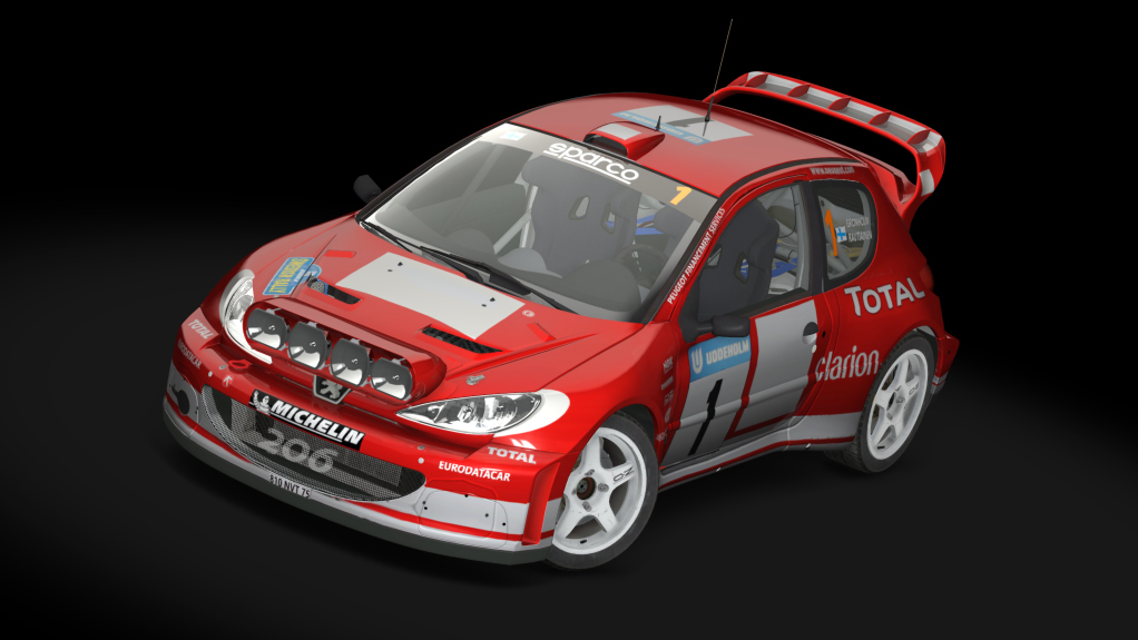 WRC 2.0 Peugeot 206 TARMAC, skin 03