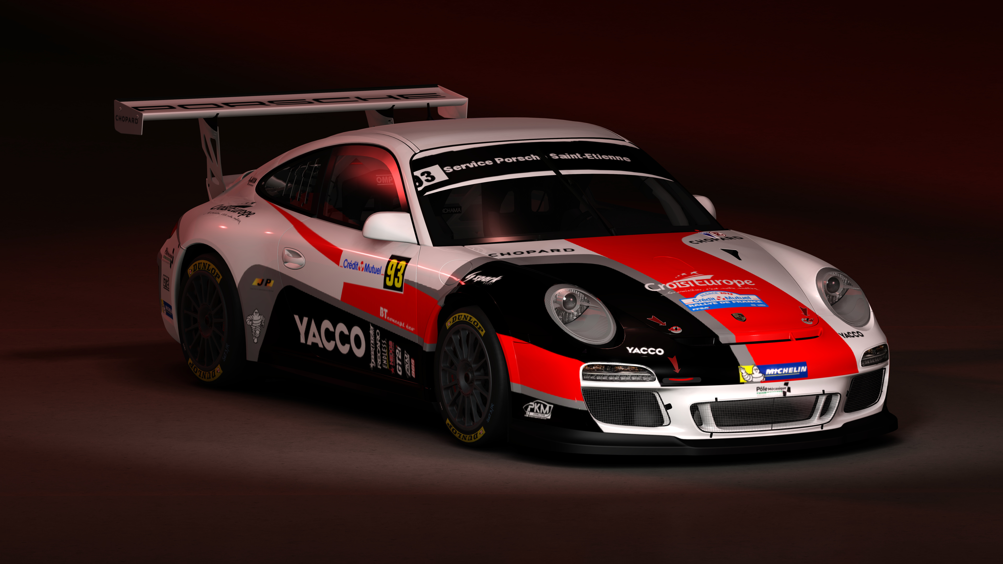 Porsche 911 (997) RGT by tenah, skin porsche_gt3_romains_dumas_alsace