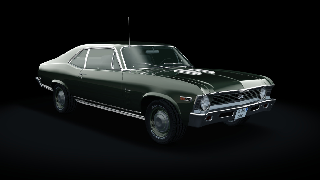 Chevrolet Nova SS 396 1969, skin fathom_green