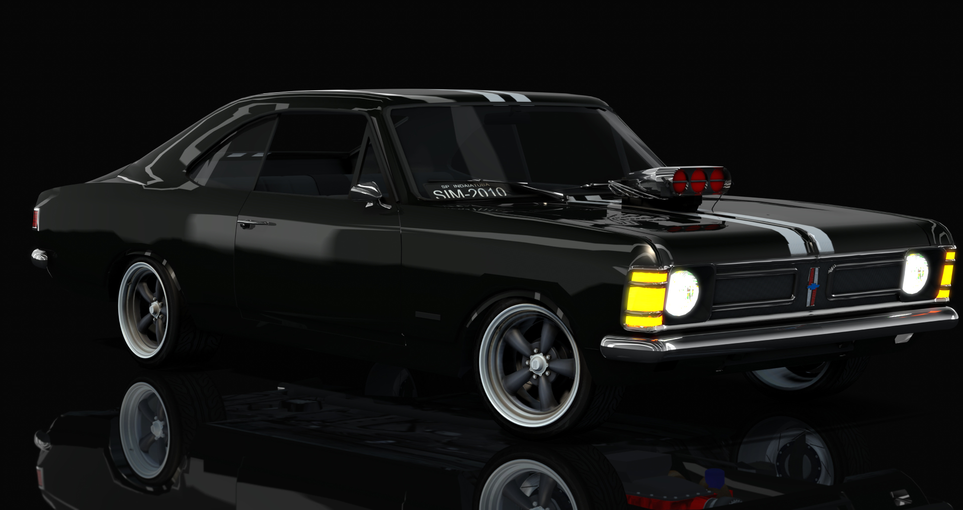 Opala SS 78  Tuned, skin preto_faixa