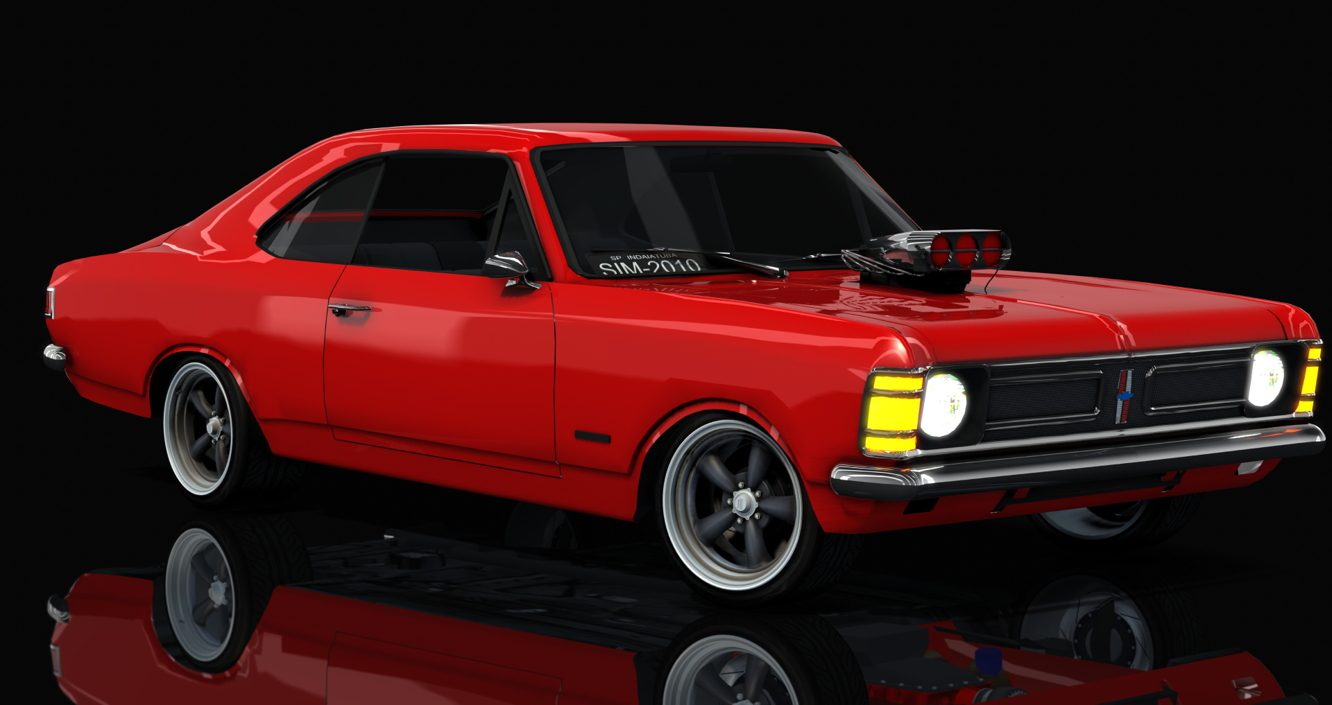 Opala SS 78  Tuned, skin vermelho