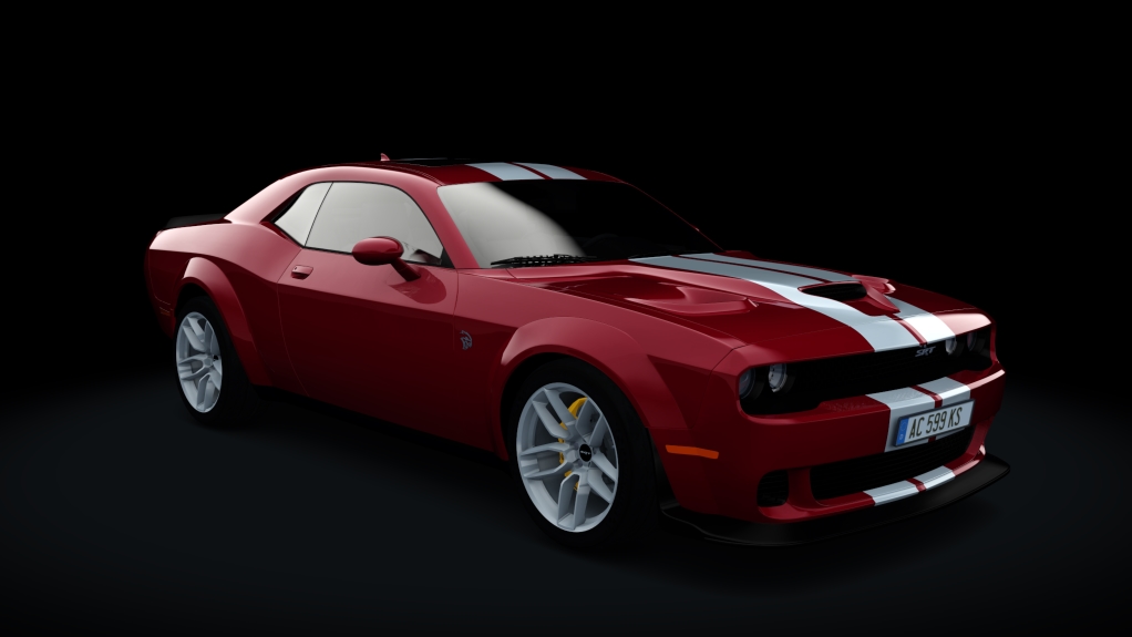 Dodge Challenger SRT Hellcat REDEYE 2018, skin 02