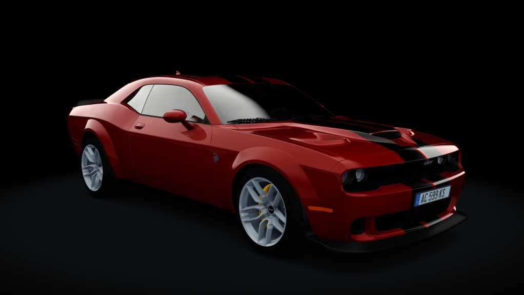 Dodge Challenger SRT Hellcat REDEYE 2018, skin 04