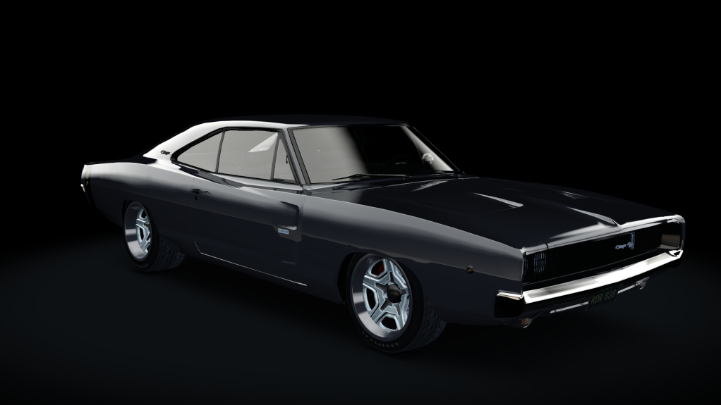 Dodge Charger R/T HE420SB 1968, skin Gun_Metal