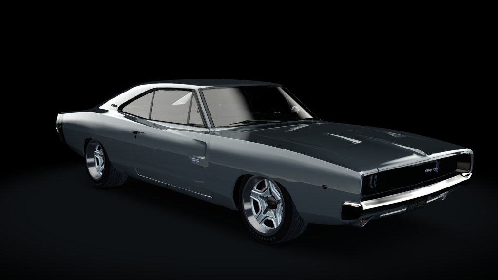 Dodge Charger R/T HE420SB 1968, skin Silver_Grey