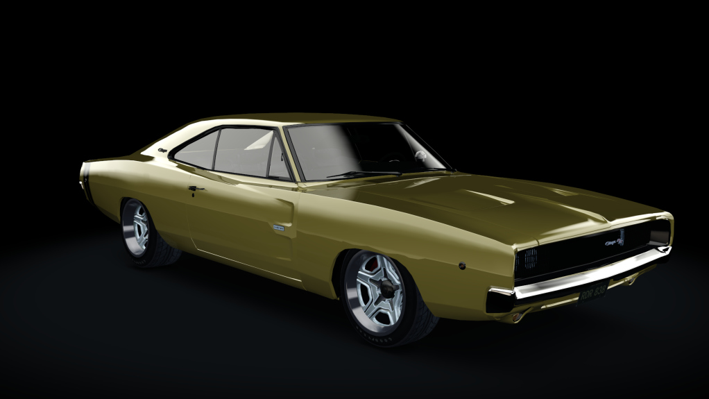 Dodge Charger R/T HE420SB 1968, skin Yellow