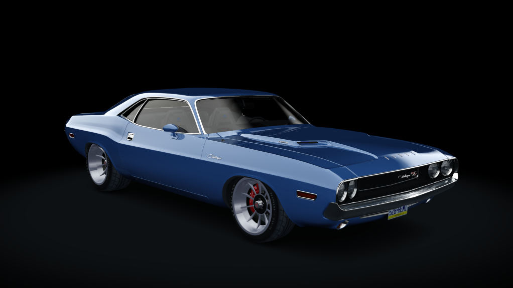 Dodge Challenger R/T RBRE528 Hemi, skin bright_blue