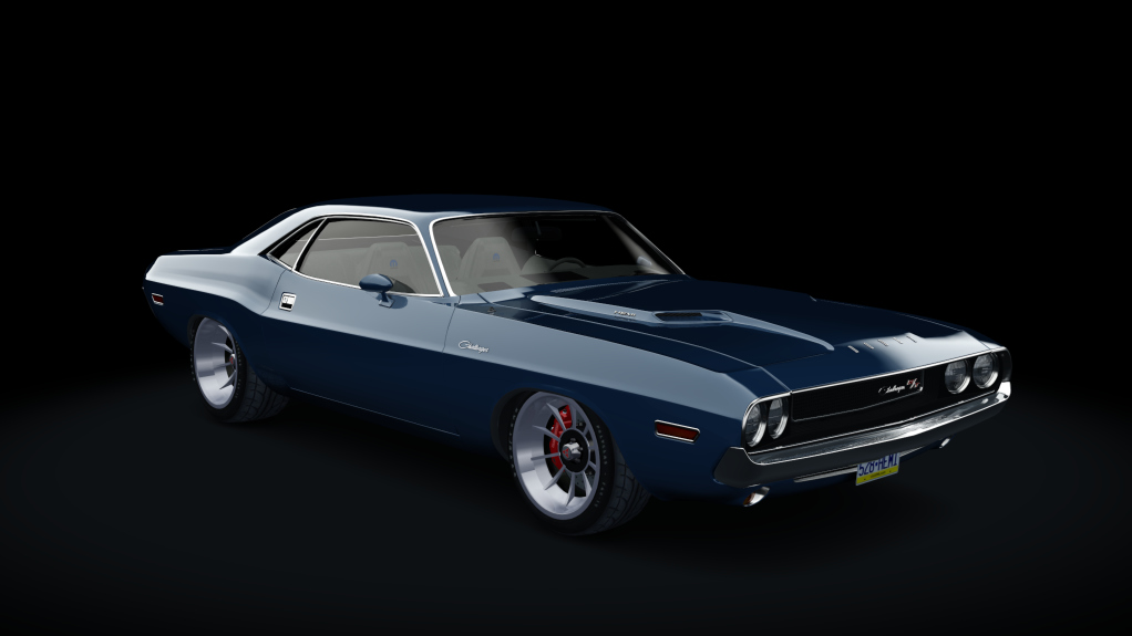 Dodge Challenger R/T RBRE528 Hemi, skin dark_blue