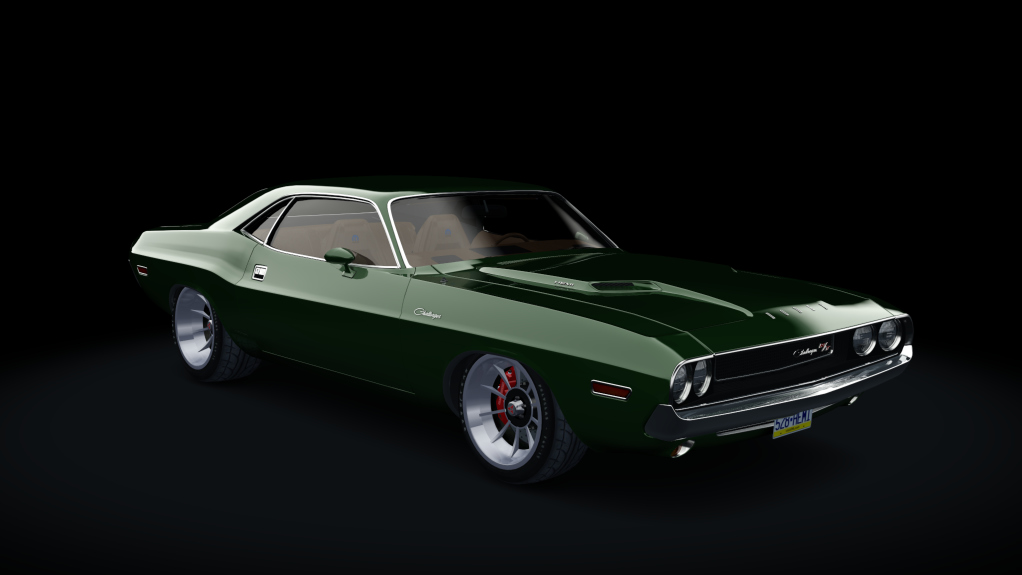 Dodge Challenger R/T RBRE528 Hemi, skin dark_green